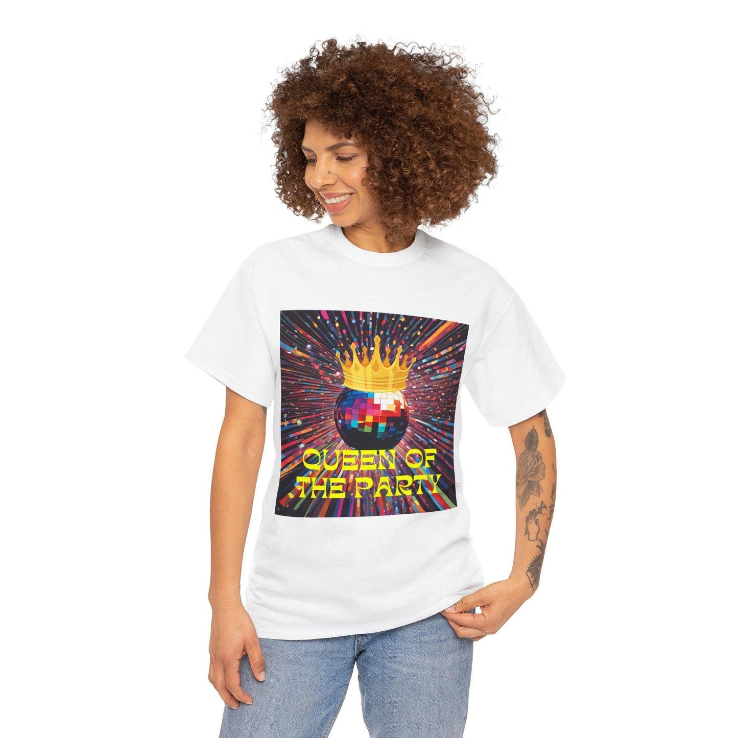 Queen of the Party  Personalized T-shirt - Shirtissimo