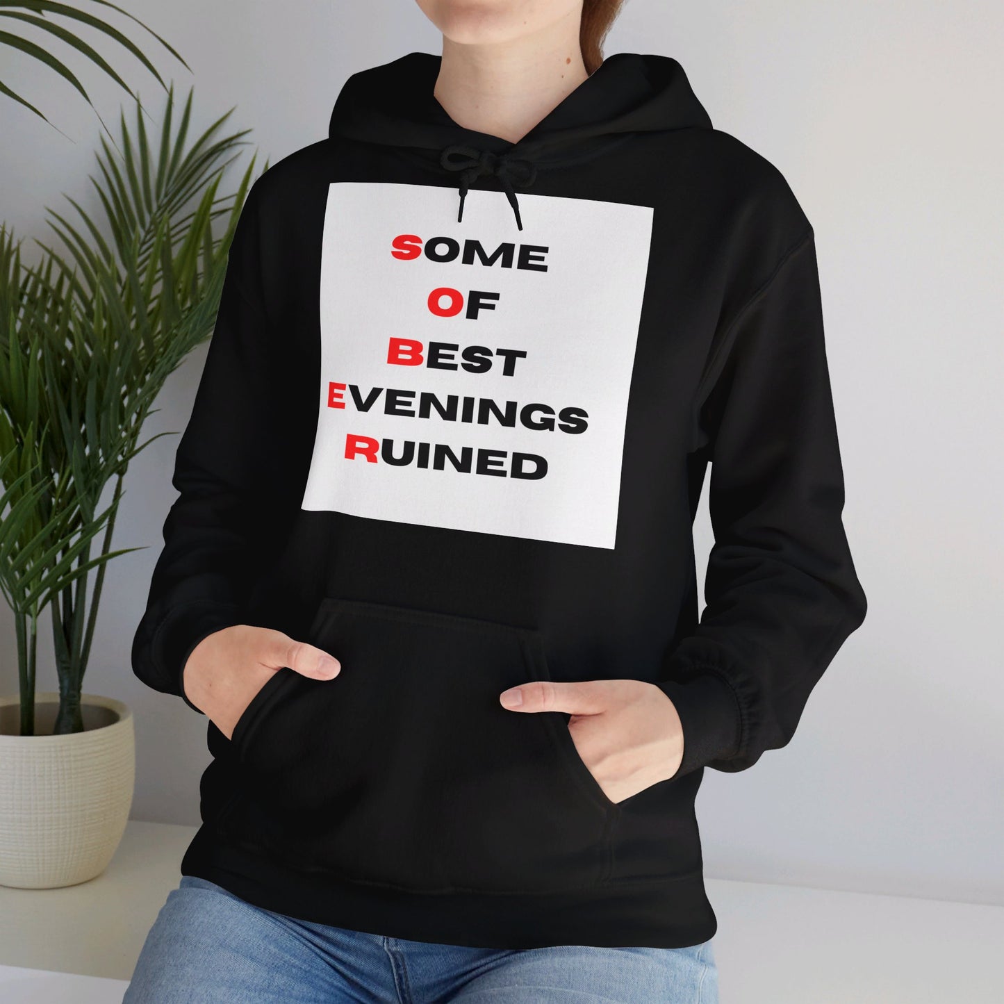 S.O.B.E.R Personalized Unisex Hoodie