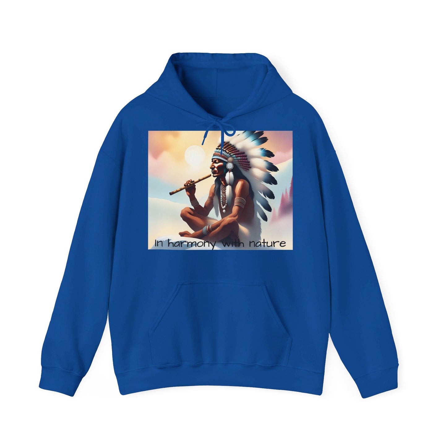 In Harmony With Nature Themed Unisex Hoodie