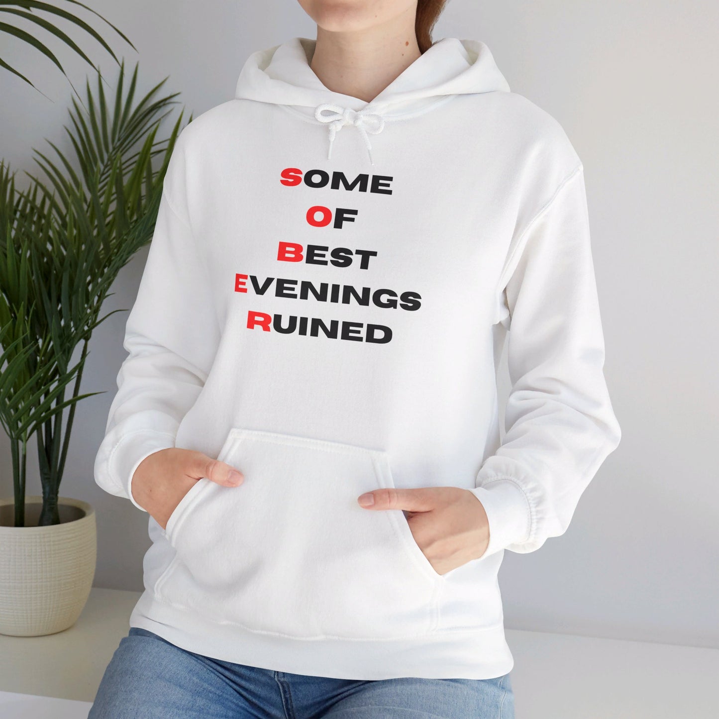 S.O.B.E.R Personalized Unisex Hoodie